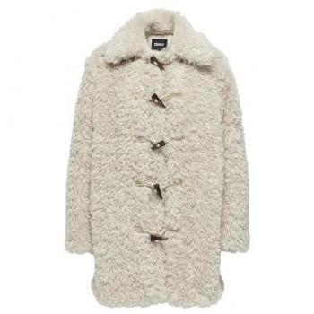 Manteau Only ONLVIKI Beige pour Femme