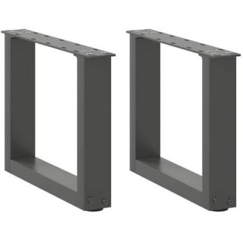 Acero VidaXL Patas U para Mesa de Centro 30x31 cm (2 unidades)