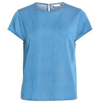 Bista VILA Camicia Donna Blu Cielo