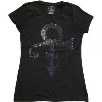 T‑shirt Prince Nero Symbol Decorato – Uomo, Taglia S