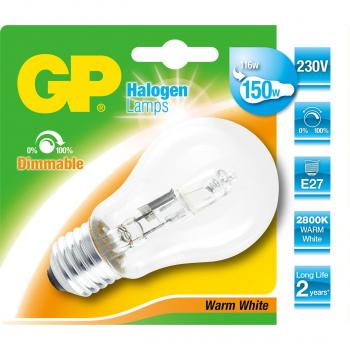 116W lampadina alogena E27 bianco caldo GP Lighting