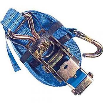 Zurrgurt Ratsche und Haken 5,0x1000cm blau