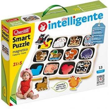 Quercetti Farm Animals Magnetic Jigsaw