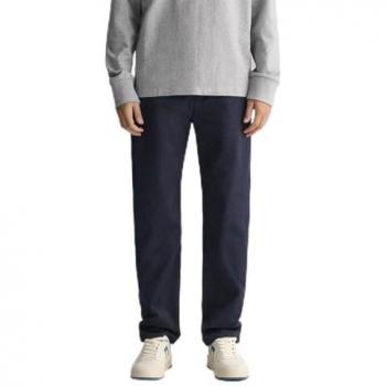 GANT Regular Fit Chinohose aus Twill, Herren, blau, Gr. 30, Länge 34