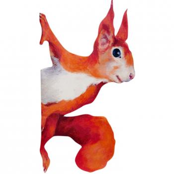 Creatieve Eekhoorn Muurtattoo