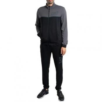 Chandal EA7 Estilo Colorblock Black & Grey