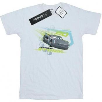 T-shirt Bianca Disney Cars Jackson Storm per Bambine