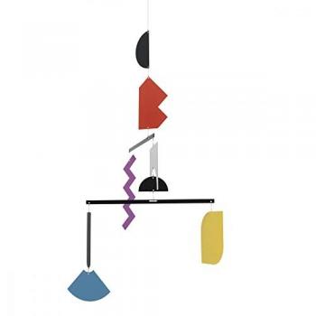 Mobile décoratif Presse Citron en métal couleurs primaires 56x69cm