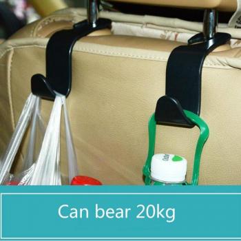 Colgador de bolso para respaldo de coche, organizador de asiento, accesorios de interior, 1/2/4 Uds