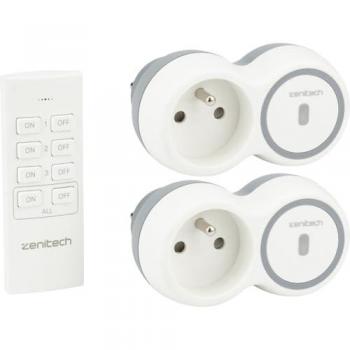 Pack Duo Prises 2300W avec Télécommande