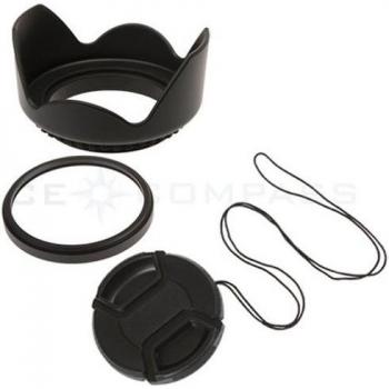 Filtre UV et accessoires 49-82 mm pour appareils photo reflex