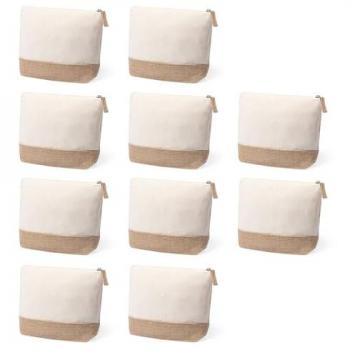 Kit de Neceseres de Algodón y Yute