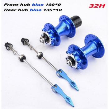 Rear Bicycle Hub 4 Bearings 32 Holes 10*135mm QR100 * 15 12*142mm Aluminum Alloy MTB