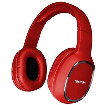 Toshiba RZE‑BT160H‑Red Bluetooth‑Headset für Fitness & Lifestyle – Freisprechen, 10 h Akkulaufzeit
