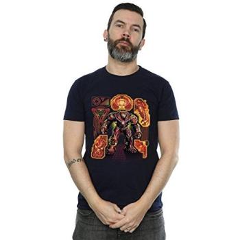 Infinity War Hulkbuster Marvel T-Shirt for Men – Medium, Navy