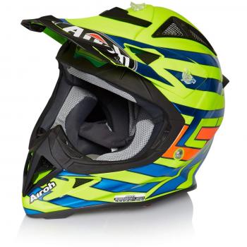 AeroTony Yellow Cairoli Qatari Kids BMX Helmet