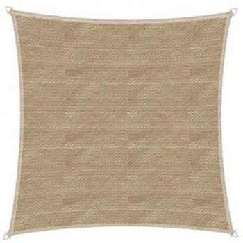 Windhager Sonnensegel CAPRI schilf, 5x5 m, Quadrat