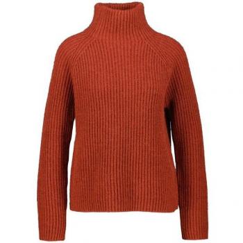 Drykorn Stehkragenpullover ARWEN für Damen, Größe S, in Rostrot
