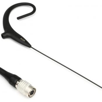 Audio-Technica BP892XCW MicroSet Headset Microphone with cW Connector for Body-Pack Transmitter, Black