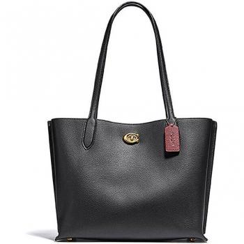 Coach Willow Shopper Tasche in Schwarz