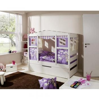 Tiny House Lettino Viola con Letto Extra Princess