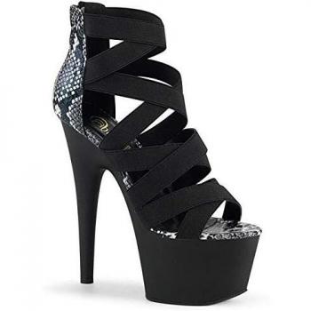 Schwarze Plateau-Sandale für Frauen – Pleaser ADORE‑748SP, EU 40