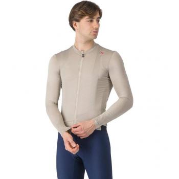 Maillot Long Castelli Espresso 3XL Beige Argile