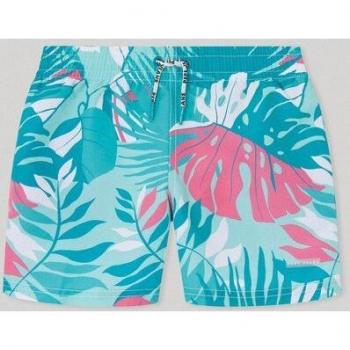 Bañador de Playa Pepe Jeans “Leaf” Azul, Estilo Niño