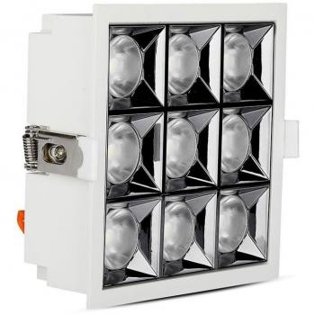 LED Einbaustrahler 36W UGR19 12° 2700K Samsung Chip