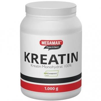 Kreatin Monohydrat Pulver 1000 g von Megamax
