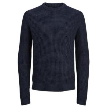 Pull en maille Link bleu pour Homme JACK & JONES