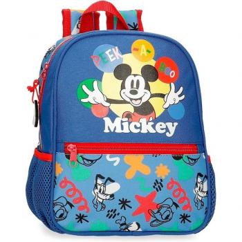 Mochila Preescolar Mickey Peek a Boo con Laterales