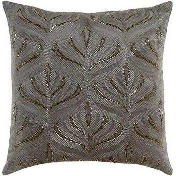 Grigio Oro Velluto Cuscino Dekodonia 45cm x 45cm