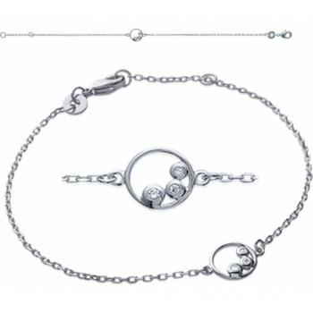 Rhodium Goddess Bracelet
