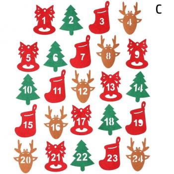 Decora tu Navidad: Calendario de Adviento en Bolsa
