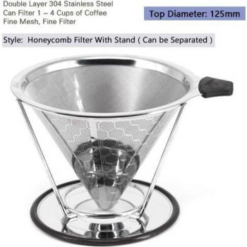Stainless Steel Cone Coffee Filter