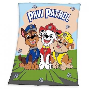 Paw Patrol Kinderbettdecke – 140x200 cm, weiche Fellbedeckung