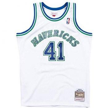 Camiseta de Baloncesto Adulto Dallas Mavericks Blanca