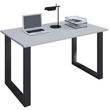 Scrivania Multiuso VCM 76x140x80 cm – Soluzione Ufficio con Lona Grigia