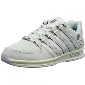 Men’s Rinzler Low‑Top K‑Swiss (White/Grey, UK 12)