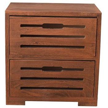 Cajonera de Noche de Madera 2 Cajones 36x35x24