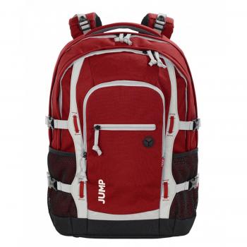Jump 4YOU Basic Rucksack für Schule, 47 cm – Poppy Red