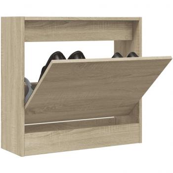 Shoe Storage Cabinet 60x21x57 cm Sonoma Oak vidaXL