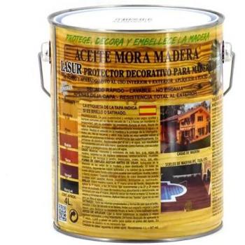 Aceite de Madera Brillante Mora 4 Litros