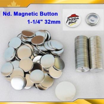 1-1/4 32mm Magnetic Button Maker with Metal Back