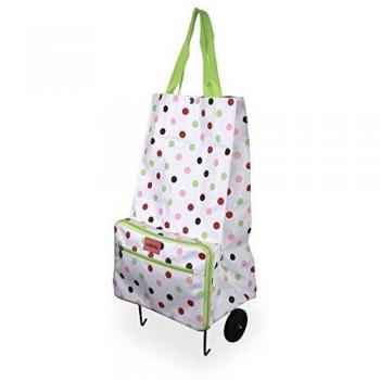 Sabichi Candy Spot Portable Wheels Shopping Pack