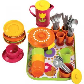 Ensemble service café en bois pour enfants