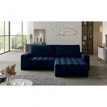 Bonett Ecksofa mit Schlaffunktion und Bettkasten