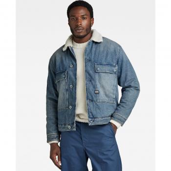 Chaqueta G-Star Raw Utility Flap Pocket Sherpa para hombre