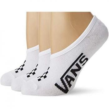 Vans Calcetines Canoodle WM Clásicos 1-6 3pk, Blanco (White-Black Yb)